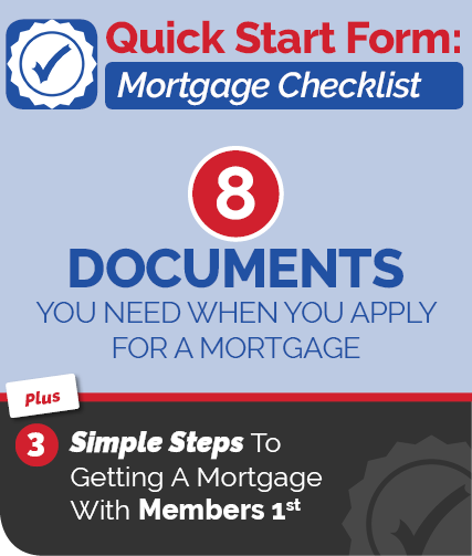Quick start form mortgage check list