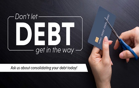 Contact us about consolidating your debt