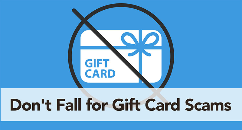 Don't fall for gift card scams