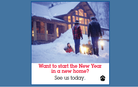 Want to start the new year in a new home? See us today.